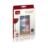 Emballage du lot de huit marque-verres Grappes Vacu Vin