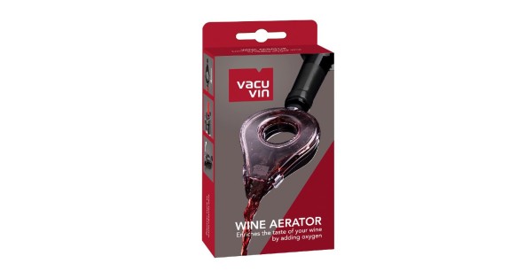 Emballage de l’aérateur à vin Vacu Vin