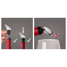 Mise en place et service avec le verseur Wine Server Crystal Vacu Vin
