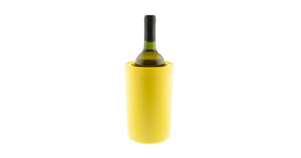 Seau refroidisseur Koala jaune pastel avec bouteille de vin