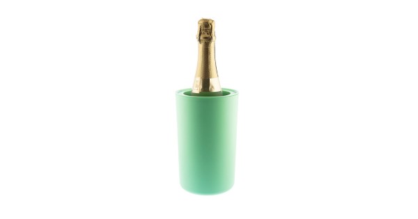 Seau refroidisseur Koala vert pastel avec bouteille de champagne