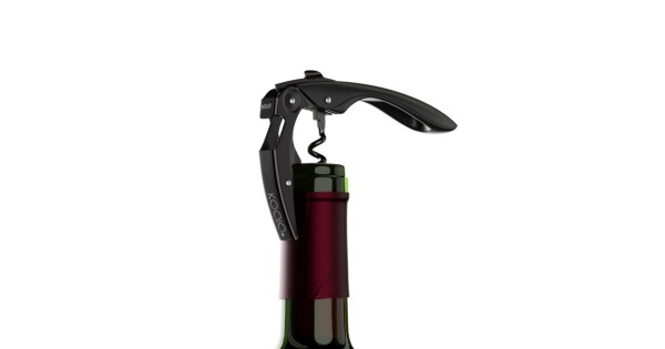 Sommelier High Tech Koala en appui sur le goulot