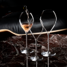 Verres Grand Champagne La Poétique Lehmann réunis sur une table