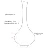 Schéma coté de la carafe Grip Lehmann