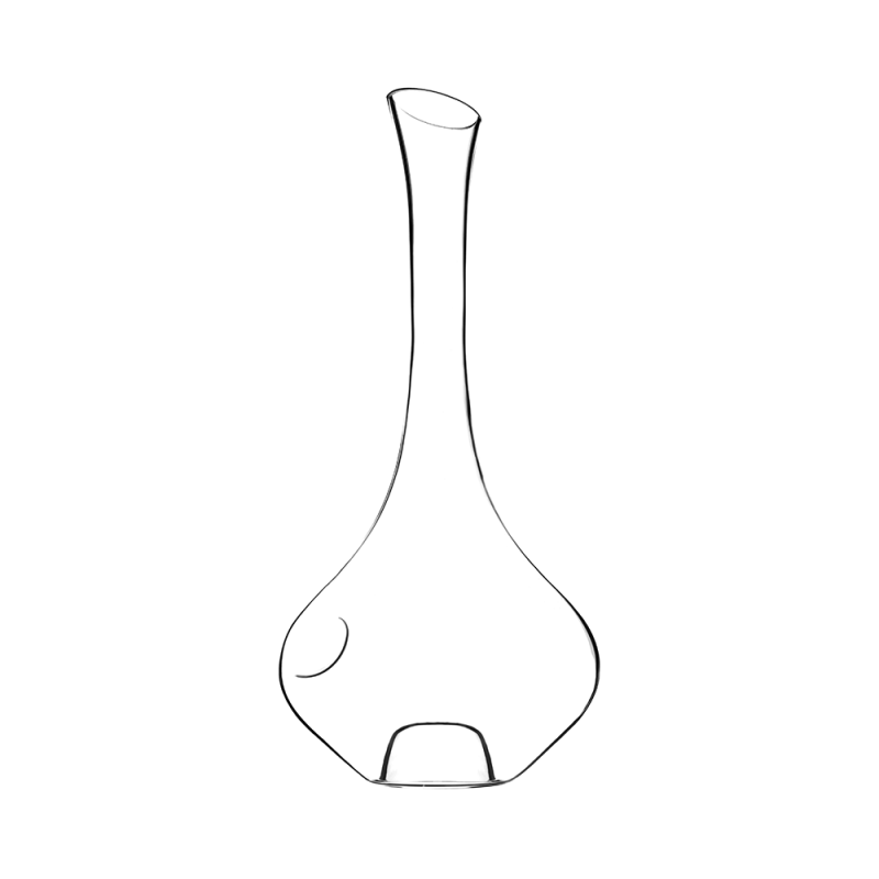 Carafe Grip Lehmann en cristallin avec empreintes de préhension