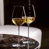 Verres Hommage 45 cl Lehmann avec vin blanc sur une table