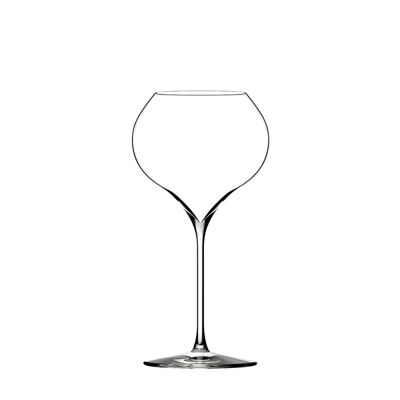 Verre Grand Blanc 54 cl Lehmann au calice arrondi, collection La Poétique