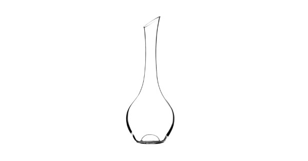 Carafe Grand Rouge Lehmann soufflée bouche avec long col biseauté