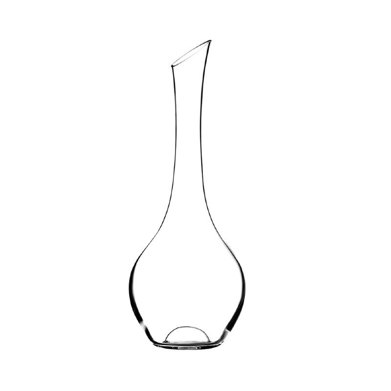 Carafe Grand Rouge Lehmann soufflée bouche avec long col biseauté