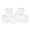 Cubes réutilisables incolores Kikkerland présentés hors de leur boîte