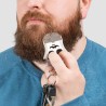 Peigne à barbe Kikkerland utilisé pour peigner une barbe