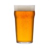 Verre Nonix 29,4 cl Bormioli Rocco rempli de bière avec un col de mousse