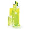 Sac rafraîchisseur Ice.Bag Classic jaune Yellow présenté avec une bouteille