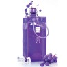 Sac rafraîchisseur Ice.Bag Classic violet Purple présenté avec une bouteille