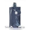 Sac rafraîchisseur Ice.Bag Classic gris fumé Smoke Grey présenté avec une bouteille