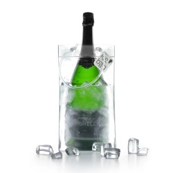 Sac rafraîchisseur Ice.Bag Pro King Size présenté avec une bouteille