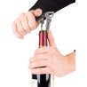 Mise en appui du sommelier Clavelin Peugeot sur le goulot
