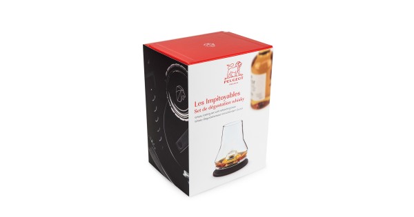 Coffret du set de dégustation à whisky Les Impitoyables Peugeot