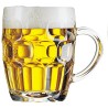 Chope Britannia 28 cl Arcoroc garnie de bière blonde et de mousse