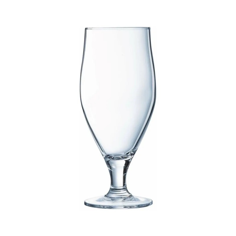Verre à bière Cervoise 50 cl Arcoroc vide, coupe tulipe sur pied court