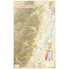 Poster vertical du vignoble d’Alsace Benoît France, communes, grands crus et carte géologique