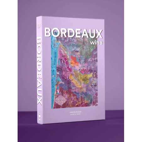 Boîte du puzzle Bordeaux 1 000 pièces Water and Wines