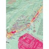 Zoom sur la carte de la Côte d’Or du puzzle Bourgogne Water and Wines