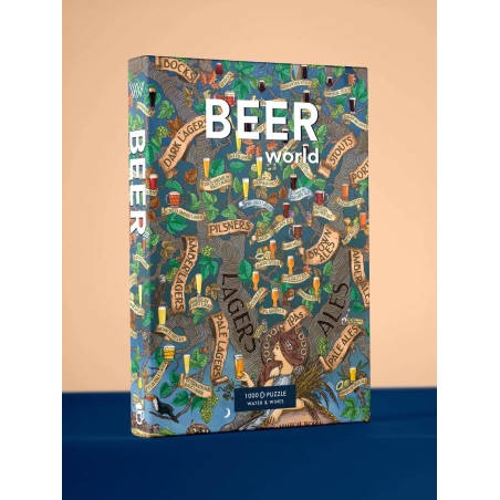 Boîte du puzzle bière 1 000 pièces Water and Wines