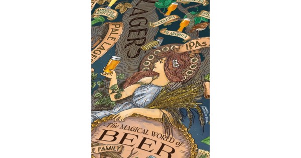 Détail des illustrations du puzzle bière Water and Wines