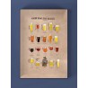Guide illustré des bières imprimé dans la boîte du puzzle Water and Wines