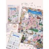 Puzzle Champagne Water and Wines avec affiche et guide illustré