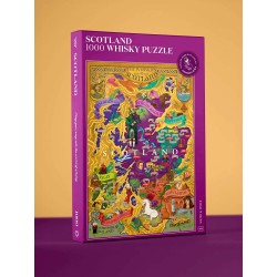Boîte du puzzle whisky écossais 1 000 pièces Water and Wines