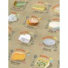Guide illustré des fromages à l’intérieur de la boîte du puzzle Water and Wines