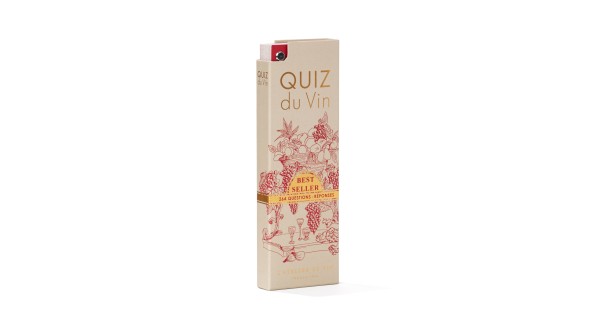 Quiz du Vin L’Atelier du Vin, vue du livre fermé