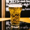 Chope Silex La Rochère remplie de bière blonde