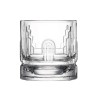 Verre Dandy La Rochère avec décor en relief évoquant des arches