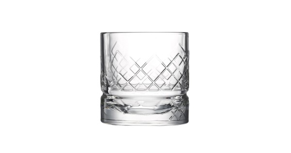 Verre à whisky Dandy La Rochère au motif de croisillons