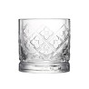 Verre Dandy La Rochère avec décor géométrique en relief