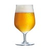 Verre à bière Séquence 37 cl Chef & Sommelier rempli de bière blonde avec mousse