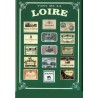 Carte métal Étiquettes de Loire 15 × 21 cm sur fond vert