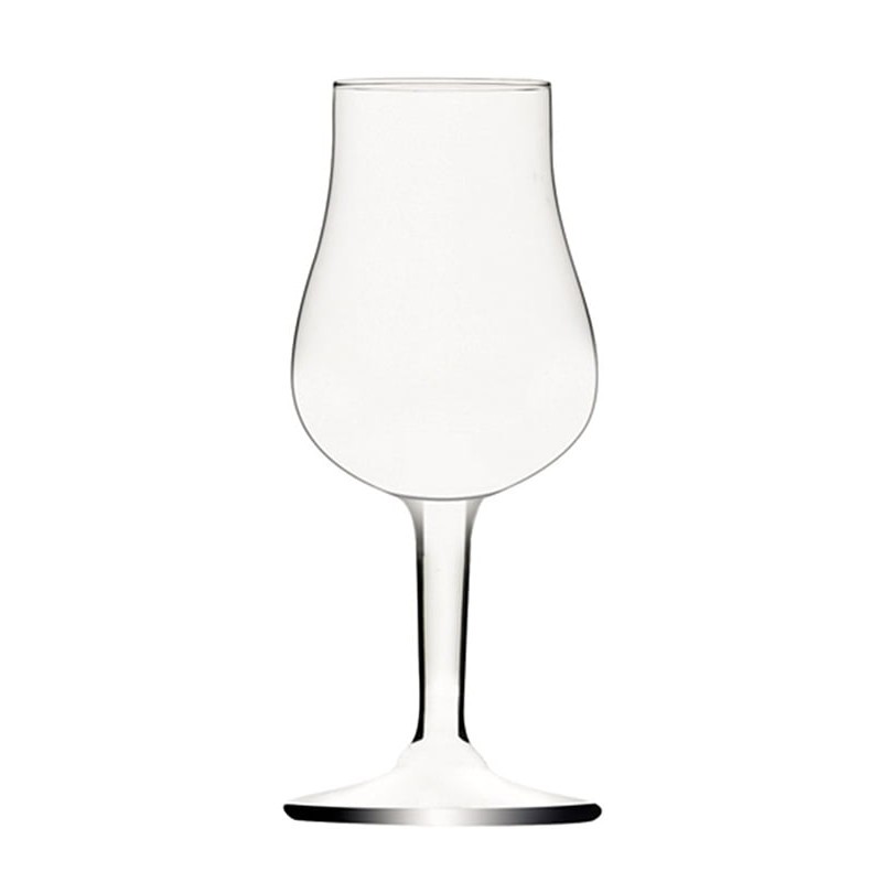 Verre à eaux-de-vie 13 cl avec calice resserré et pied court