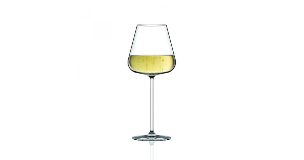 Verre à champagne Étoilé Sparkle Xtreme 48 cl Italesse rempli de vin effervescent