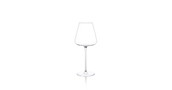 Verre Étoilé Sparkle Xtreme Italesse vide, coupe ample sur longue jambe