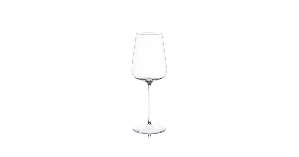 Verre Étoilé Blanc Xtreme Italesse vide, vue de face