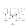 Lot de six verres Étoilé Blanc Xtreme Italesse de 57 cl