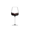Verre Étoilé Noir Xtreme 79 cl Italesse avec vin rouge