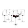 Six verres à vin Étoilé Noir Xtreme 79 cl Italesse