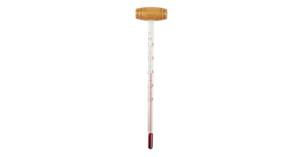 Thermomètre à embout en bois du coffret Meilleur Papa