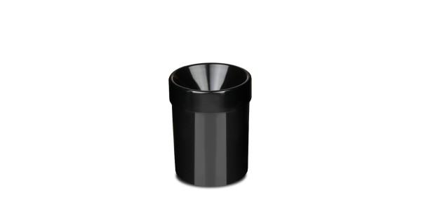 Crachoir à vin individuel noir avec entonnoir, modèle 6001