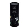 Boîte cadeau noire en tube du coffret cocktail Comptoir du Caviste